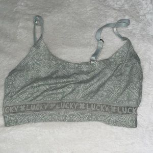 Lucky Brand size medium soft bra great condition the lucky part is sheer
